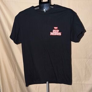 Cup Noodles Men's Black Graphic Tee